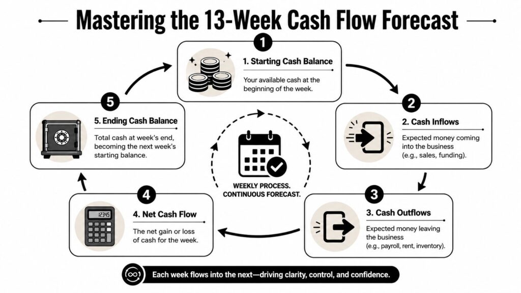 Mastering The 13 Week Cash Flow Forecast