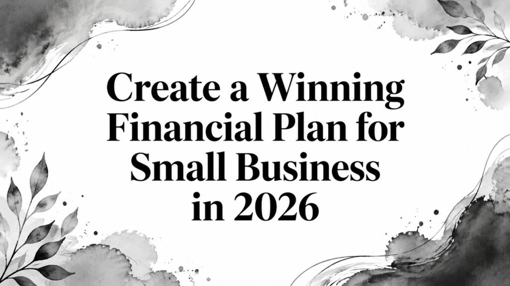 Financial Plan For Small Business Financial Presentation