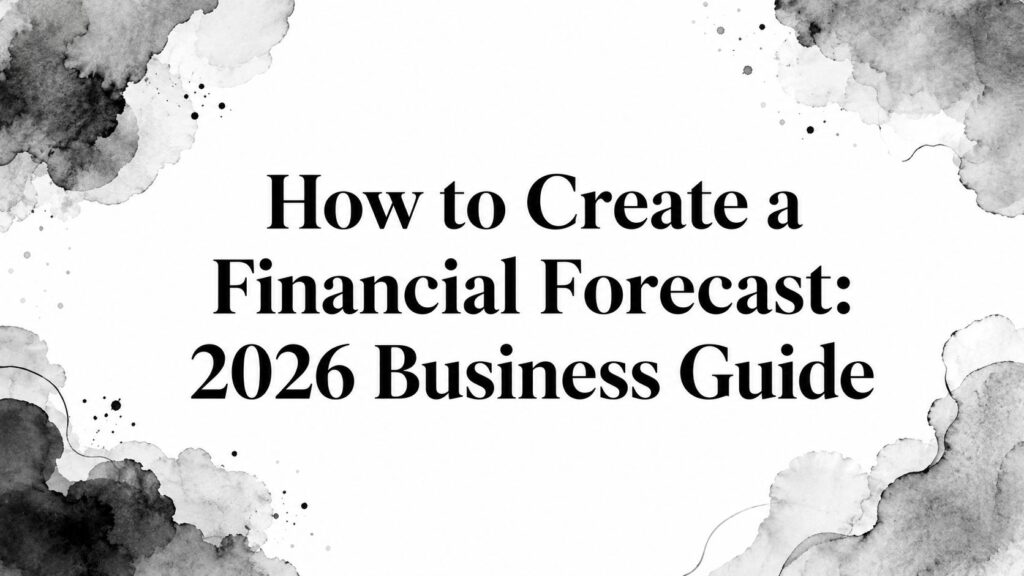 How To Create A Financial Forecast Title Slide