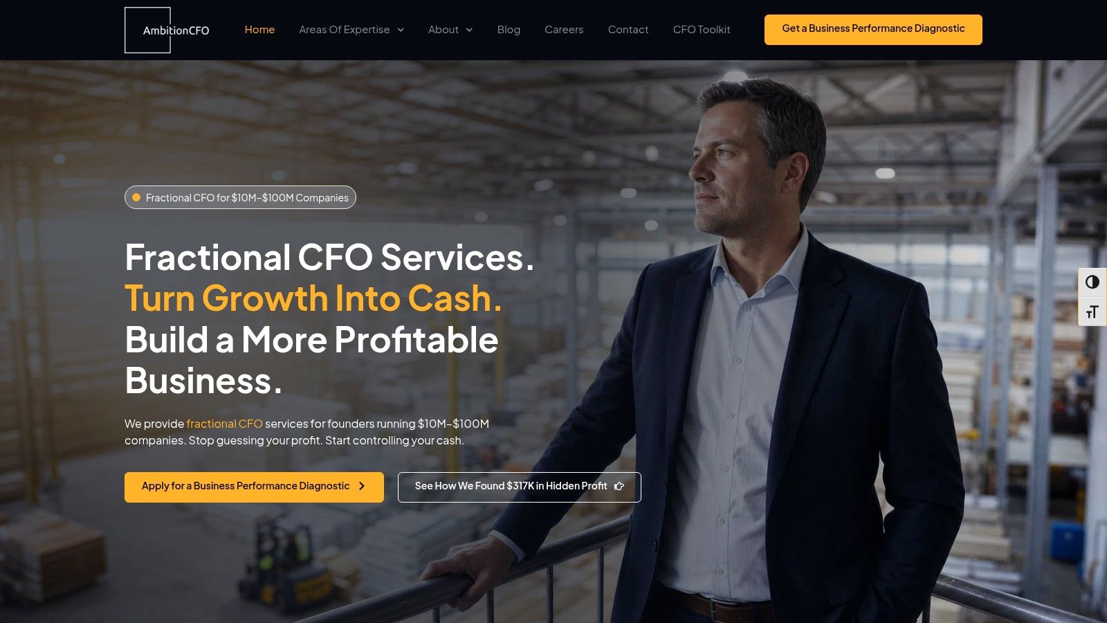Screenshot from https://www.ambitioncfo.com
