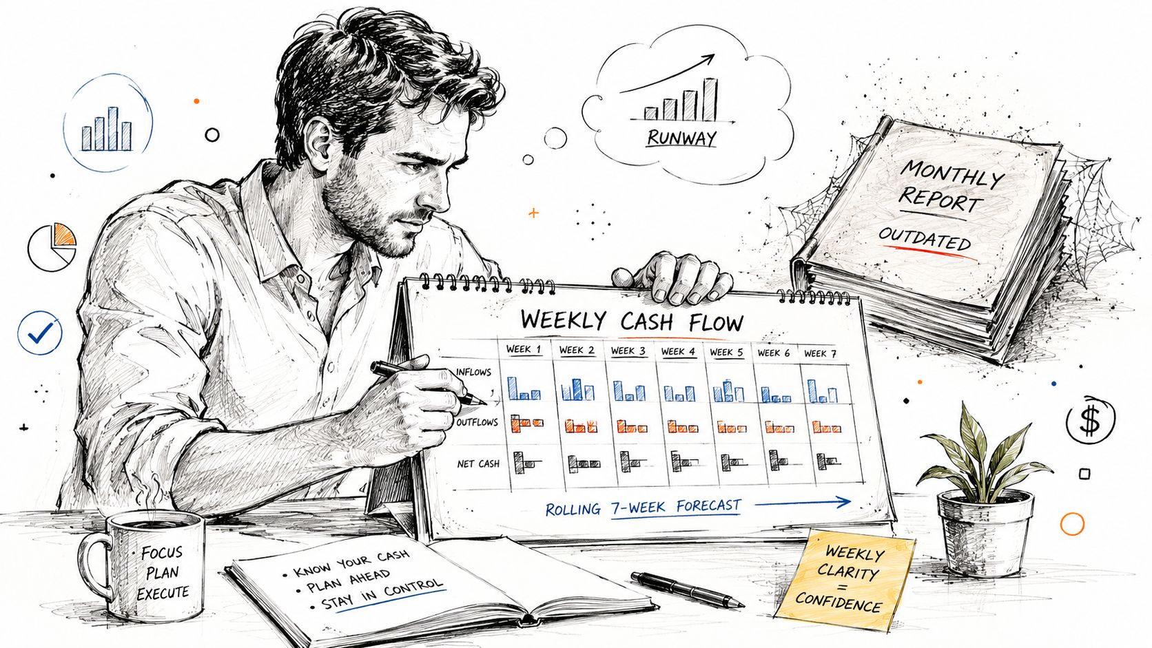 Cash Flow Forecasting Model: A Practical Guide 2 Screenshot from https://cdn.omev.ai/cash-flow-forecasting-model/weekly-update-checklist.png