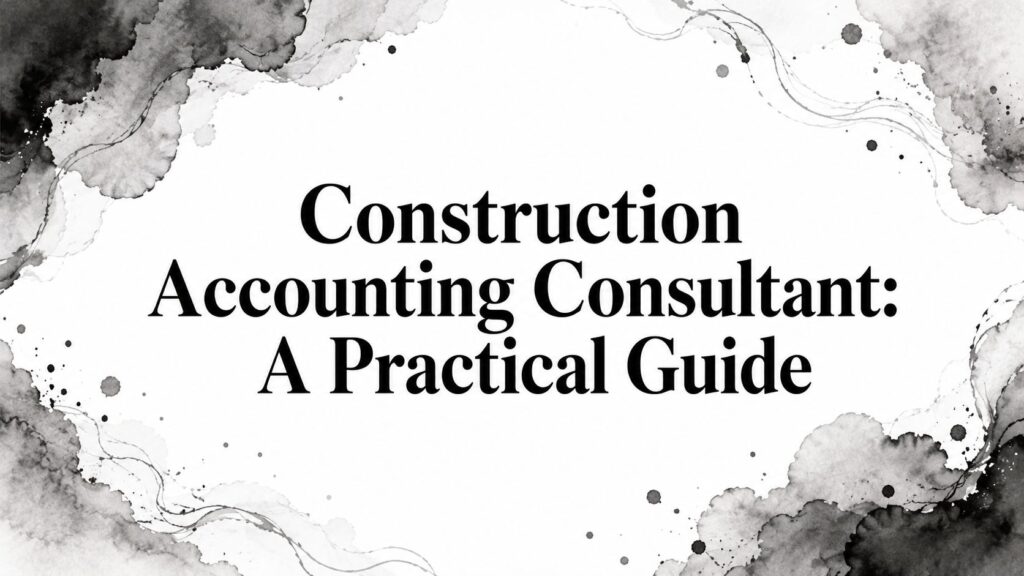 Construction Accounting Consultant: A Practical Guide 1 construction accounting consultant practical guide